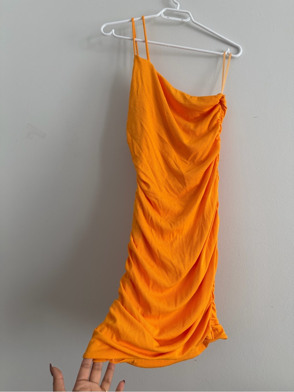 Princess Polly Orange Ruched Slip Dress